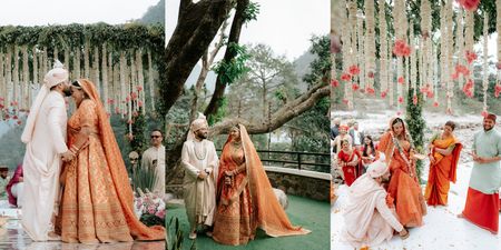 A Pretty & Minimal Rishikesh Wedding That Let Nature Take Centre Stage!