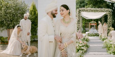 A Serene All-White Home Wedding That Was Pure Minimalist Magic!