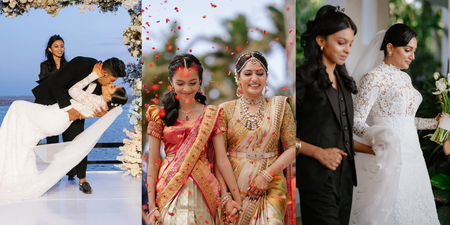 This Bride's Daughter Walked Her Down The Aisle In The Most Adorable Way!