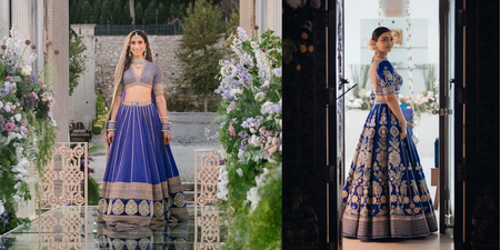Egyptian Blue: The Bridal Hue No One Saw Coming!