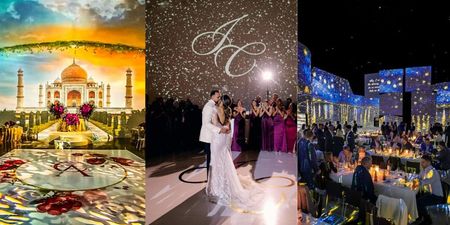 Turn Your Indoor Banquet Into A Starry Night Sky With Projection Mapping!