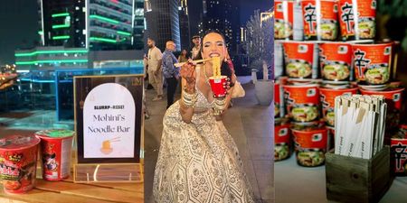 This Bride Had A 2-Minute Noodle Bar At Her Wedding And It Was An Absolute Hit!