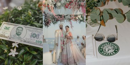From 'Sitarabucks' To 'Bunty Dollars', This Gorgeous Beach Wedding Had Some Insane Ideas!