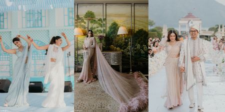 A Unique Udaipur Wedding That Mixed Tiffany Blues, Bollywood Retro & Epic After-Parties!