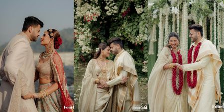 This Influencer Proved Minimal > OTT At Her North-Meets-South Wedding!