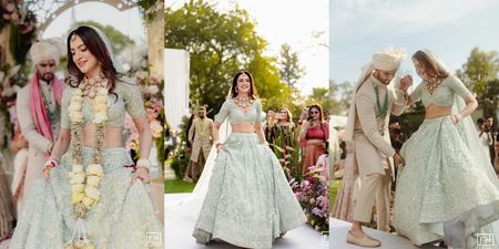 This Bride Wore The Prettiest Lehenga Designed By Her Groom- & We’re Obsessed!