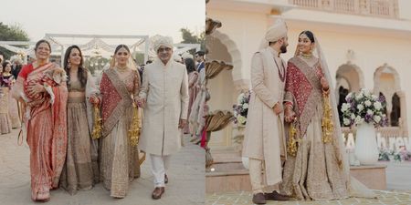 From A Vintage Dupatta To An All-Women Milni, A Jaipur Wedding Where Legacy Led the Way