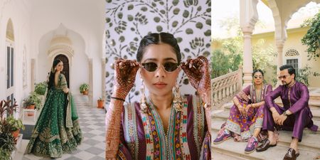 A Regal Ranthambore Wedding With A Truly Scroll-Stopping Haldi & Mehendi Look!