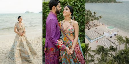 A Stunning Tropical Beach Wedding In A Destination Most Indian Couples Haven’t Discovered Yet!