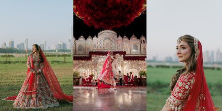An 11-Day Mumbai Wedding Where The Bride Wore Her Love Story On Her Lehenga!