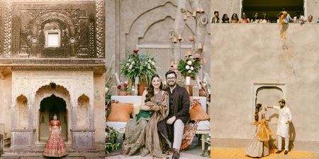 An Intimate Ivory & Candlelight Wedding In Rajasthan That Began With One Unanswered Instagram Message!