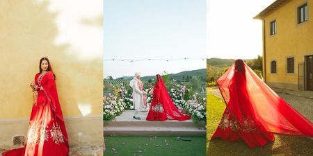 Crimson Bridal Glam, Tuscan Vistas & A Whole Lot Of Quiet Luxury!