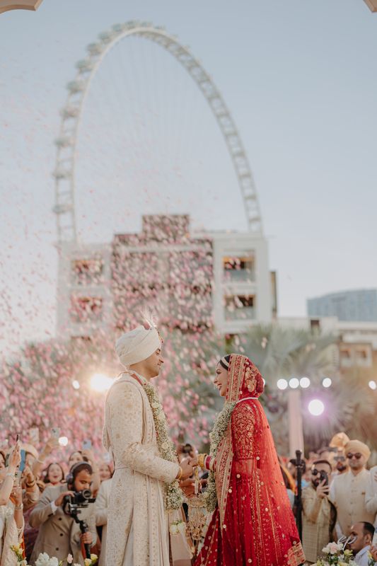 Elegant destination wedding décor in the Middle East