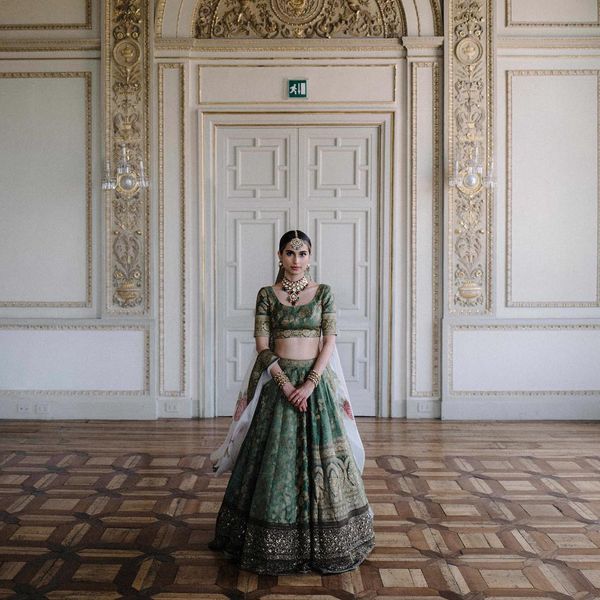 Elegant Sky Blue And Green Color Designer Lehenga Choli For Wedding |  Sabyasachi bridal, Bridal collection, Bride
