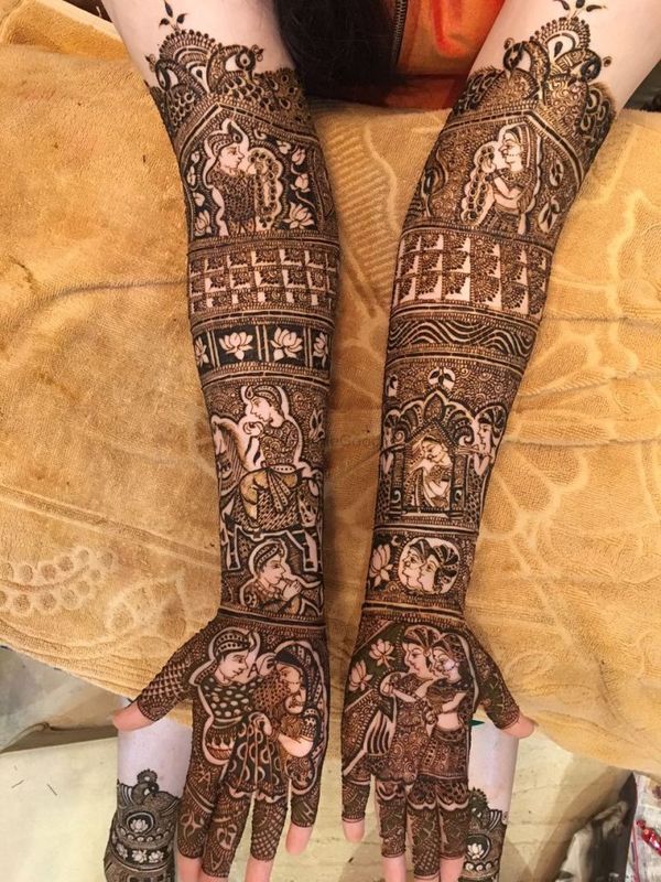 For the freedom fighter grt. Namakkal kaviyar N.Ramalingam sirs grand  daughter..wedding meh… | Bridal mehendi designs hands, Mehandi designs,  Bridal mehendi designs