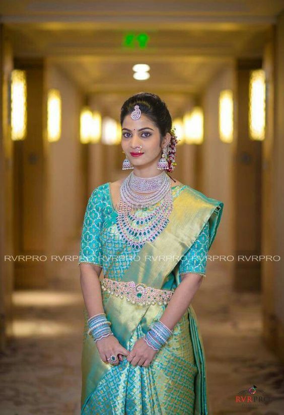 Royal Blue Zari Weaving Satin Silk Saree - Mejaaz Fashion