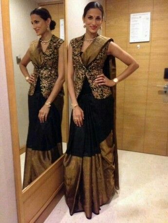 stylish long blouse design