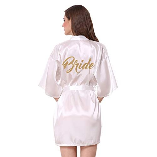 Bridesmaid Robes Lace Bridal Robe Customized Gift Floral Design 