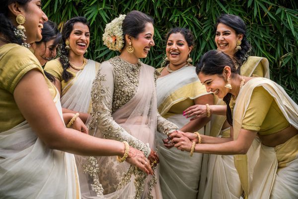 5,736 Likes, 11 Comments - kerala brides (@keralabrides.in) on Instagram:  “💕 … | Bridal sarees south indian, Wedding saree blouse designs, South  indian bride saree