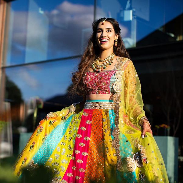 Brides In Surreal Replicas Of Priyanka Chopra's Red Lehenga + Where To Buy  Them! | Indian wedding fashion, Indian bridal outfits, Indian wedding  outfits
