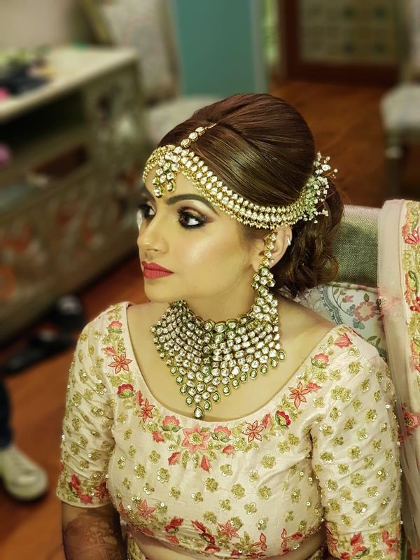 Bride Donned A Rouge Pink Tulle-Silk Lehenga, Paired It With Extravagant  Jewellery