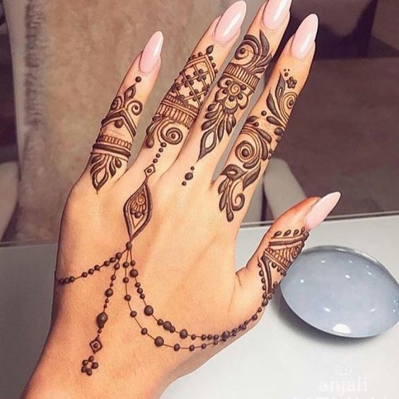 Simple arabic deals henna designs