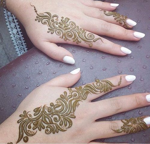 Tasmim Blog: Simple Mehndi Ka Design Dijiye To