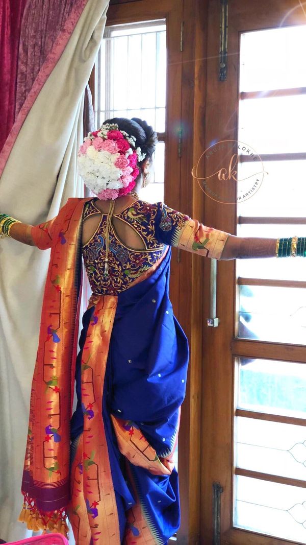 Marathi Bridal Blouse Designs for Maharashtrian Wedding - K4 Fashion