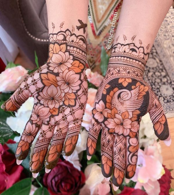 25+ Unique & Best Rose Mehndi Designs for Brides & Bridesmaids |  WeddingBazaar