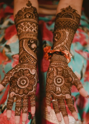 Full Hand Bridal Mehndi Design | Bridal mehndi designs, Mehndi designs,  Bridal henna designs