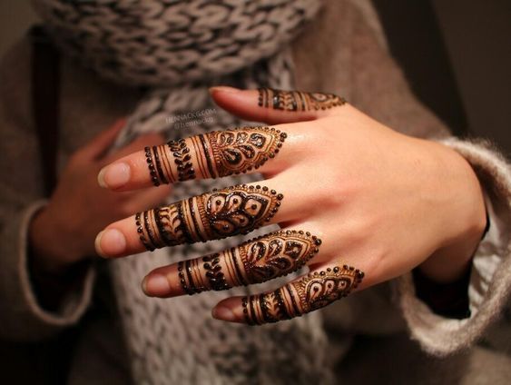 Share more than 170 mehndi designs fingers front best