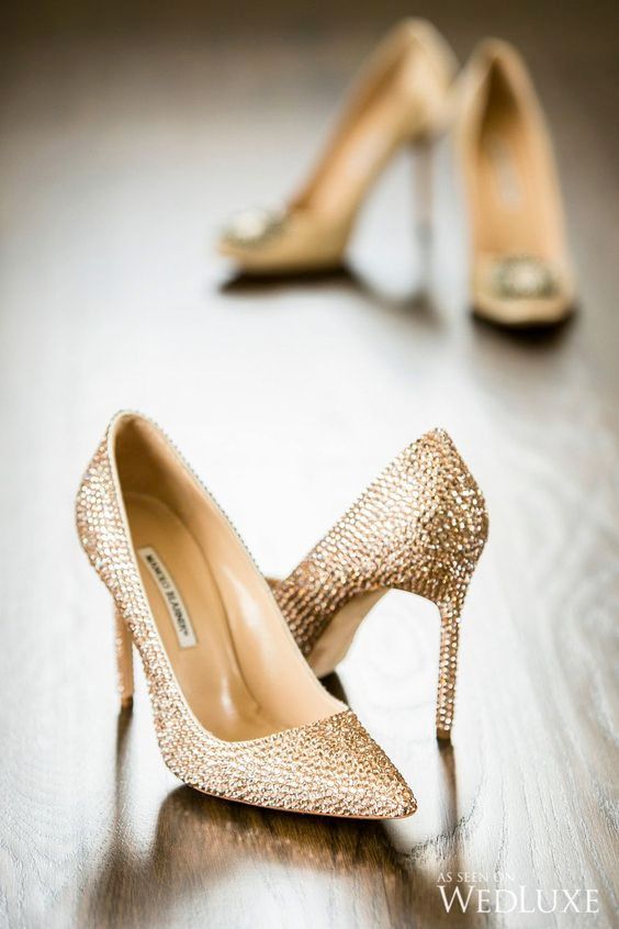 Eve Wedges | Golden Wedding Heels for brides from all over India –  aroundalways