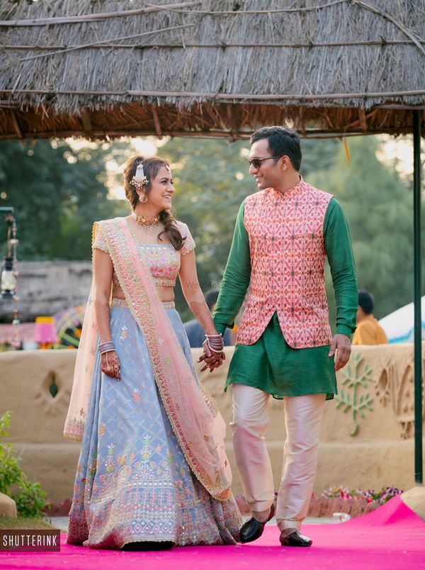 A Fun-filled Bangalore Wedding Where The Bride Transformed Her Grandmom's  Heirloom Saree | Indian wedding reception outfits, Indian reception outfit, Wedding  matching outfits