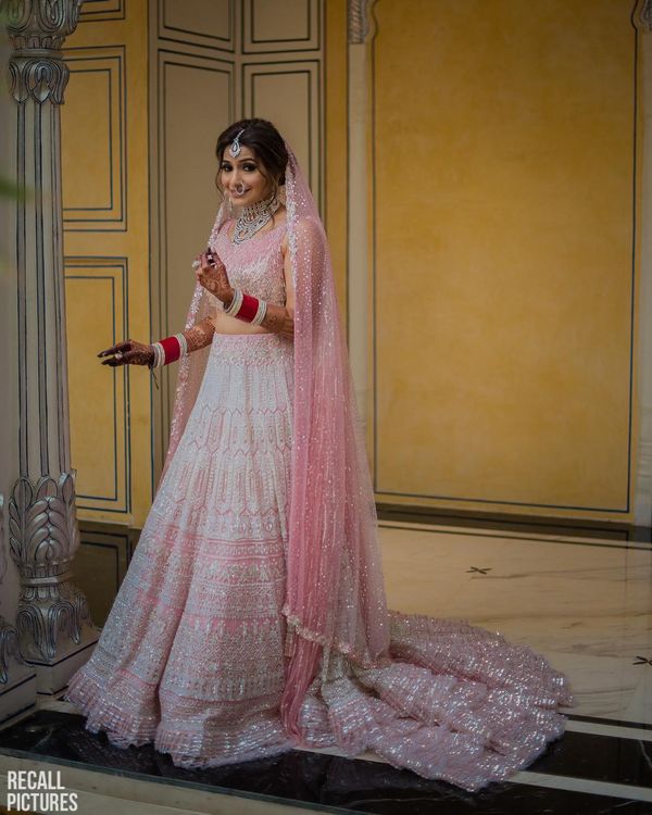Pink We Spotted In Bridal Lehengas ...