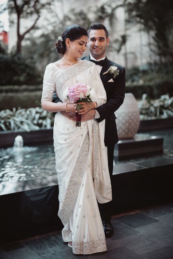 Christian Bridal Saree | Elegant Wedding Attire