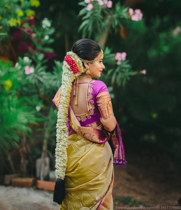 Beautiful South Indian Jadas We Spotted On Real Brides