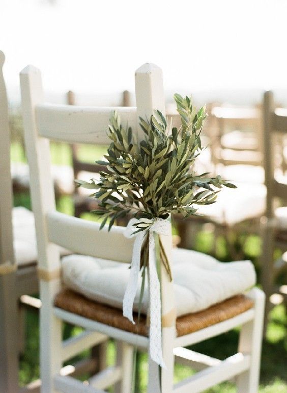 Chair Streamers and Décor for Weddings on Pinterest