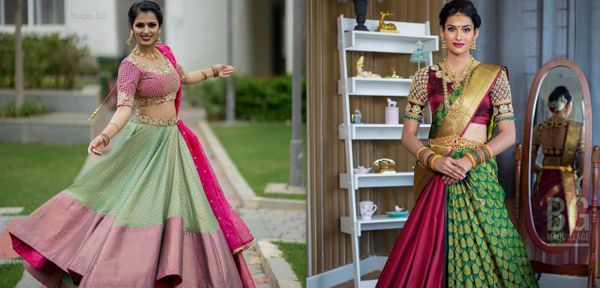1557616: Designer, Engagement, Mehendi Sangeet, Reception, Wedding Blue  color Lycra fabric Lehenga Style Sarees