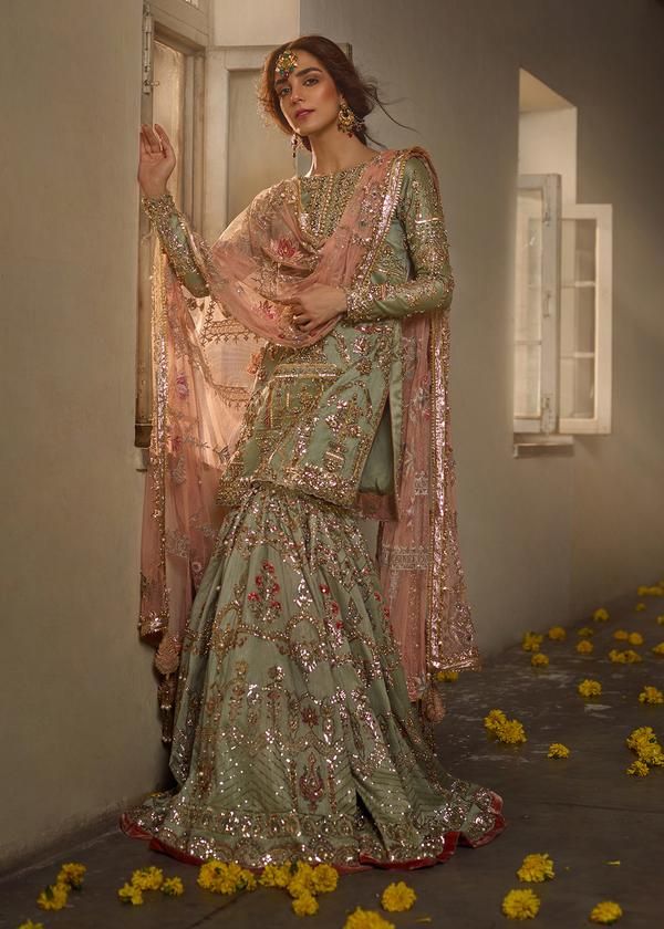 Latest pakistani gharara on sale designs