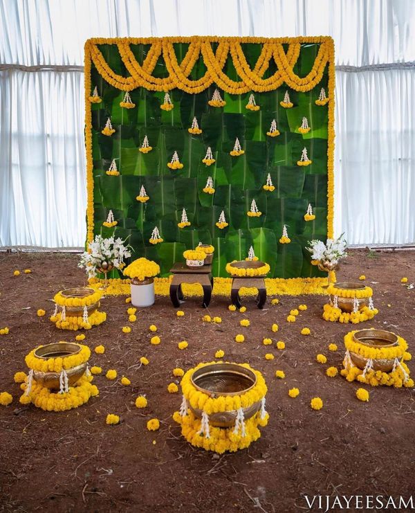 Marigold Decor Ideas Apt For At-Home Ceremony WedMeGood