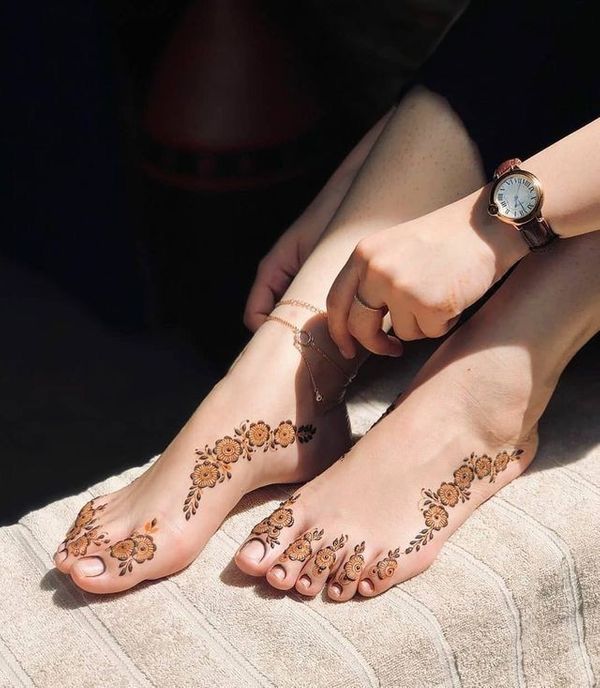 Arabic Mehndi Designs For Legs