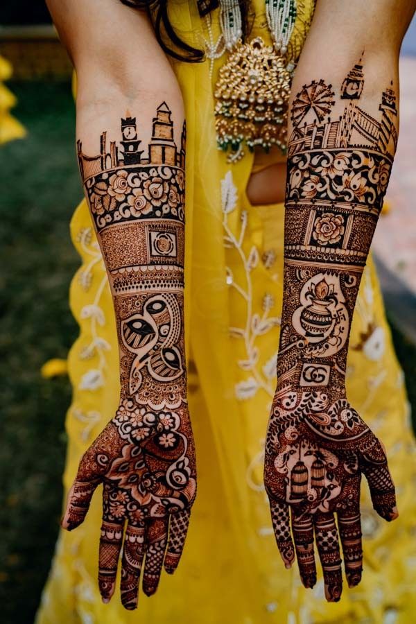 Trendsetting mehndi designs for the wedding season