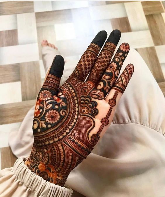 100+] Latest Front Hand Simple Mehndi Designs | Styled-hangkhonggiare.com.vn