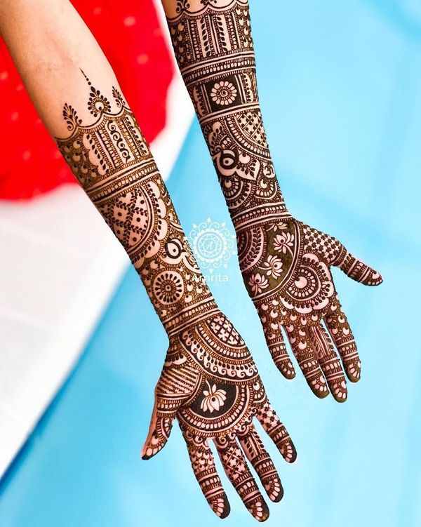 15+ Simple & easy Arabic Mehndi Designs Patterns in 2024 - Chitrkala