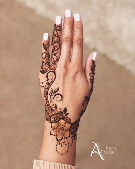 Back Hand Mehndi Designs: Elegant Henna Patterns for Stunning Back Hands