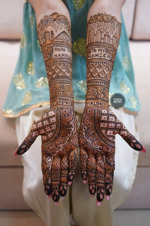 Heart Henna for Sikh Wedding | Henna Lounge