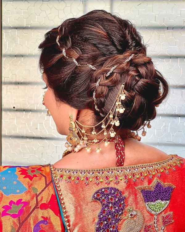 21 quick and different hairstyles with saree - YouTube