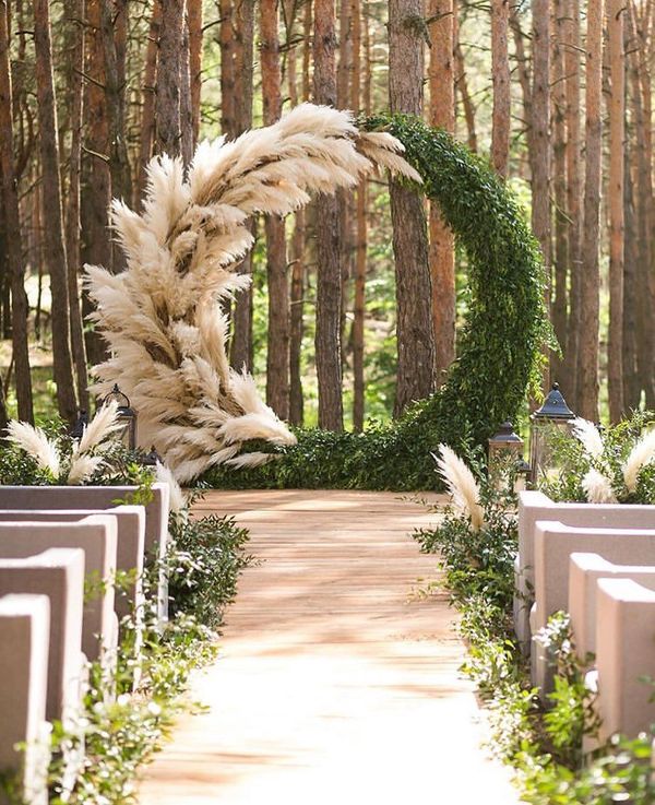 Pampas Grass Wedding Decor Ideas