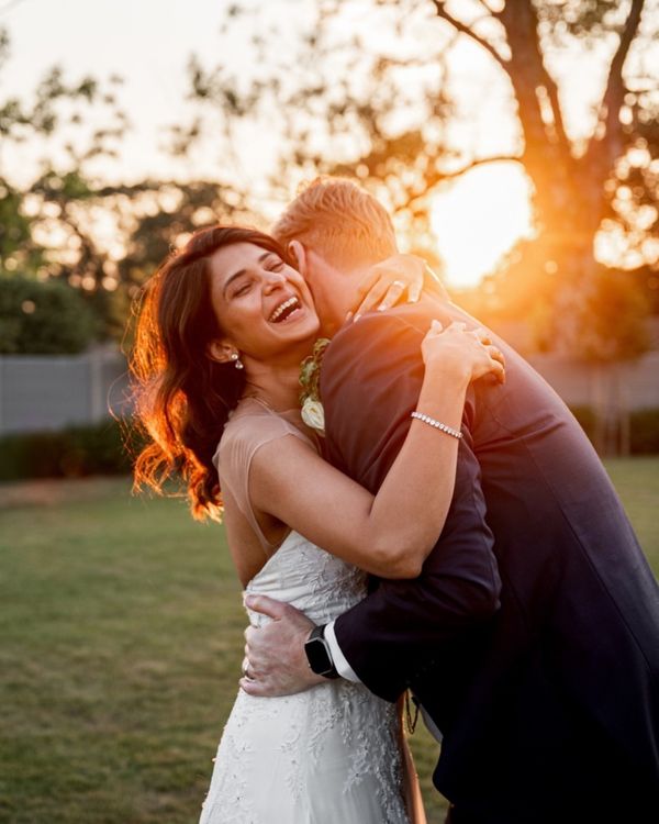 Jennifer Winget UK white wedding inspiration with a romantic bridal gown