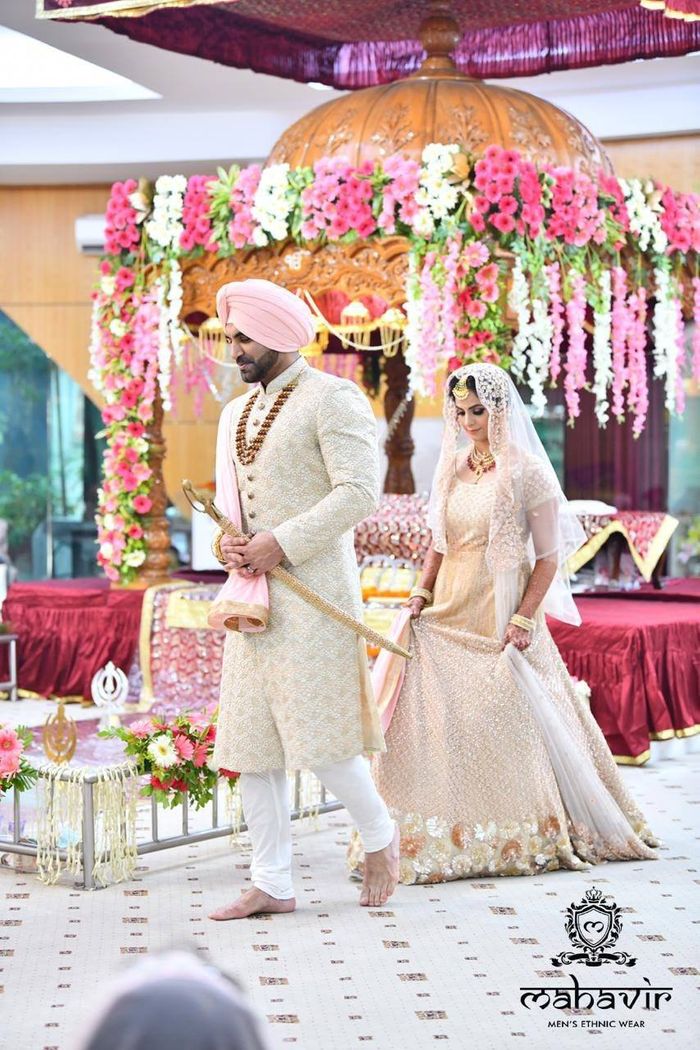 Arpita and Suhail, Gurgaon | Indian groom dress, Wedding outfits for groom,  Couple wedding dress